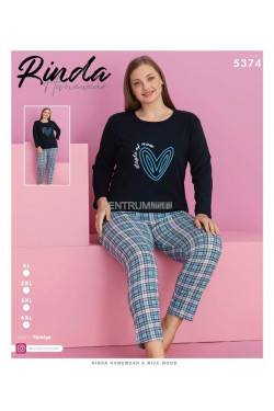 Piżama damska Turecka (XL-4XL) 5374