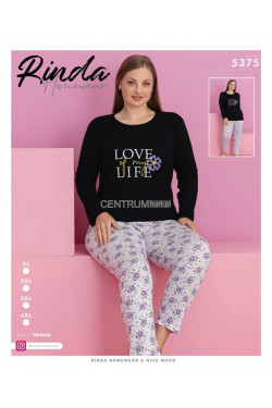 Piżama damska Turecka (XL-4XL) 5375
