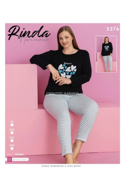 Piżama damska Turecka (XL-4XL) 5376