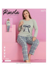 Piżama damska Turecka (XL-4XL) 53