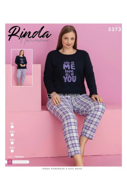 Piżama damska Turecka (XL-4XL) 5373