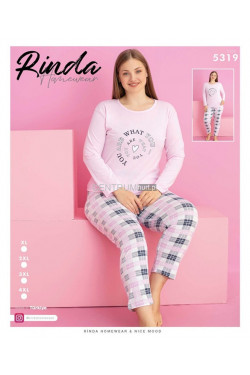 Piżama damska Turecka (XL-4XL) 5319