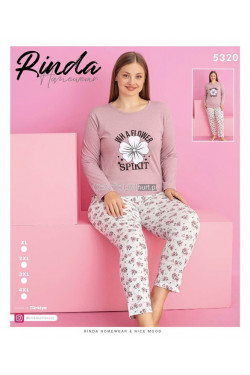 Piżama damska Turecka (XL-4XL) 5320