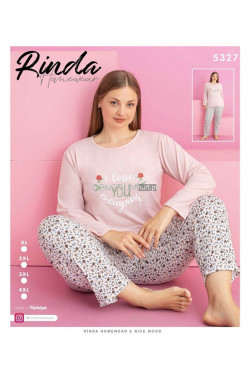 Piżama damska Turecka (XL-4XL) 5327