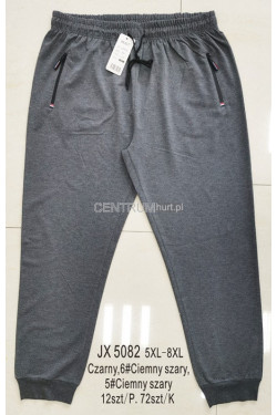 Spodnie dresowe męskie (5XL-8XL) JX5082