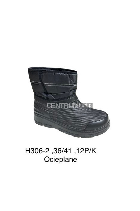 kalosze damskie ocieplane (37-41) H306-1