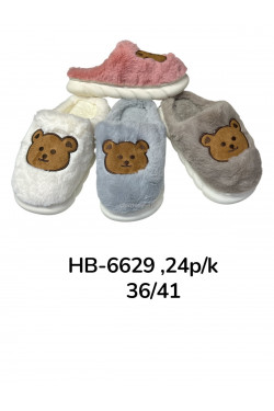 Buty damskie domowe (36-41) HB-6629