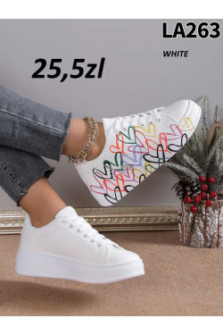 Buty damskie sportowe (36-41) LA263 White