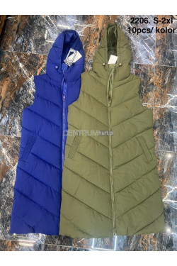 Kurtki kamizelki damskie (S-2XL) 7140