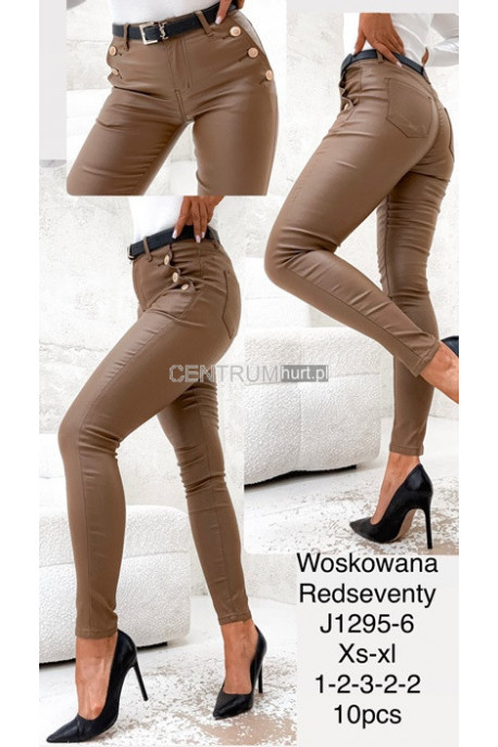 Spodnie skórzane damskie (XS-XL) 2