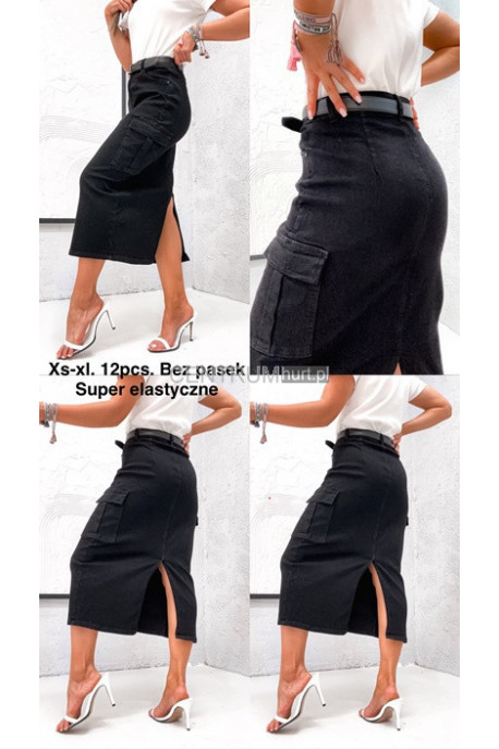 Spódnica jeansowa damska (XS-XL) 2