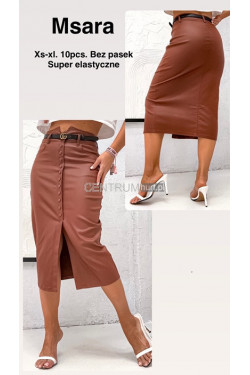 Spódnica skórzana damska (XS-XL) 7355