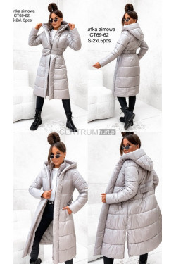 Kurtka damska zimowa (S-2XL) CT69-62
