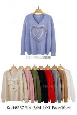 Sweter damski (S/M-L/XL) 6237