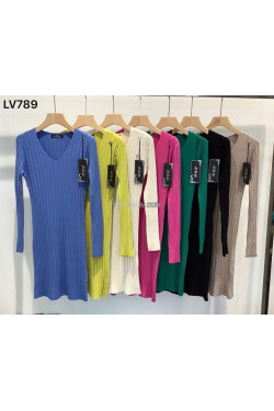 Sukienki sweter damski (S-L) LV789