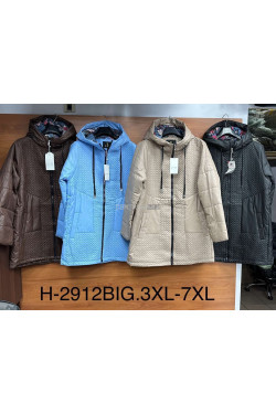 Kurtki damskie przejściowe (3XL-7XL) H-2912BIG