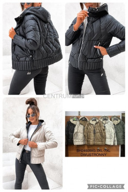 Kurtki damskie dwustrona przejściowe (3XL-7XL) BH2492BIG