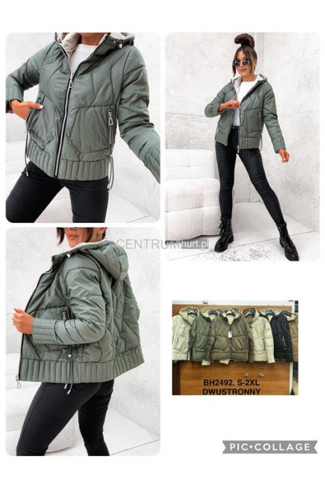 Kurtki damskie dwustrona przejściowe (S-2XL) 1