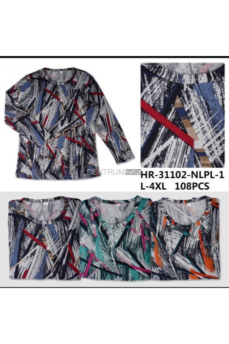 Bluzka damska (L-4XL) HR-3829