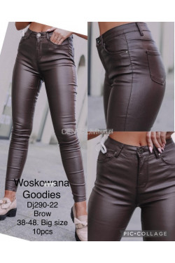 Spodnie skórane damskie (38-48) DJ290-22