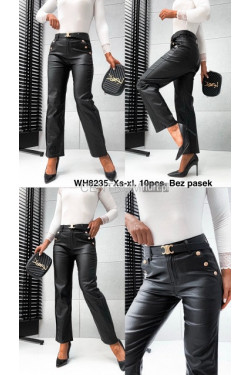 Spodnie skórane damskie (XS-XL) WH8235