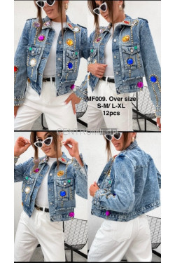 Kurtki jeansowe damskie (S-XL) MF009