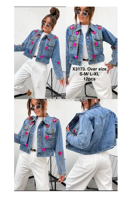 Kurtki jeansowe damskie (S-L) MF009