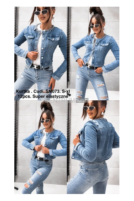 Kurtki jeansowe damskie (S-XL) MF009