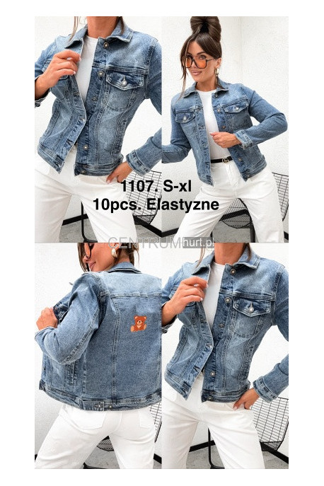 Kurtki jeansowe damskie (S-XL) F7390