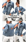 Kurtki jeansowe damskie (S-XL) F7390