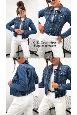 Kurtki jeansowe damskie (XS-XL) C122