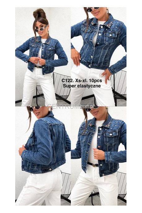 Kurtki jeansowe damskie (XS-XL) A2169-4