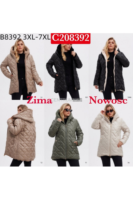 Kurtki zimowe damskie (3XL-7XL) C208528