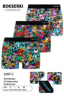 Bokserki męskie (M-2XL) 2497-C