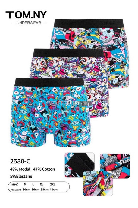 Majtki damskie (M-2XL) 2529-C