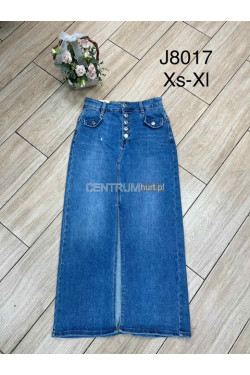Spódnica jeansowa damska (XS-XL) J8017