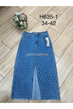 Spódnica jeansowa damska (34-42) H635-1