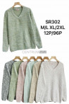 Sweter damski (M-2XL) SR312