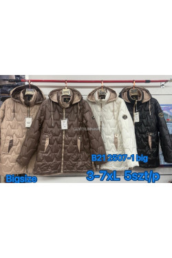 Kurtka przejściowa kolor do wyboru (3XL-7XL) 2507-1
