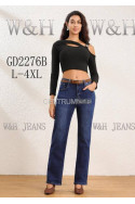Jeansy damskie (L-4xl) RD2183B