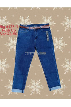 Jeansy damskie (42-50) BIG SIZE 6427-1