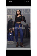 Jeansy damskie (30-38) MS5722 M.SARA PROMOCJA