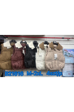 Kurtki kamizelki damskie (M-2XL) B21616