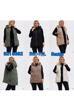 Kurtki kamizelki damskie (3XL-7XL) B218382