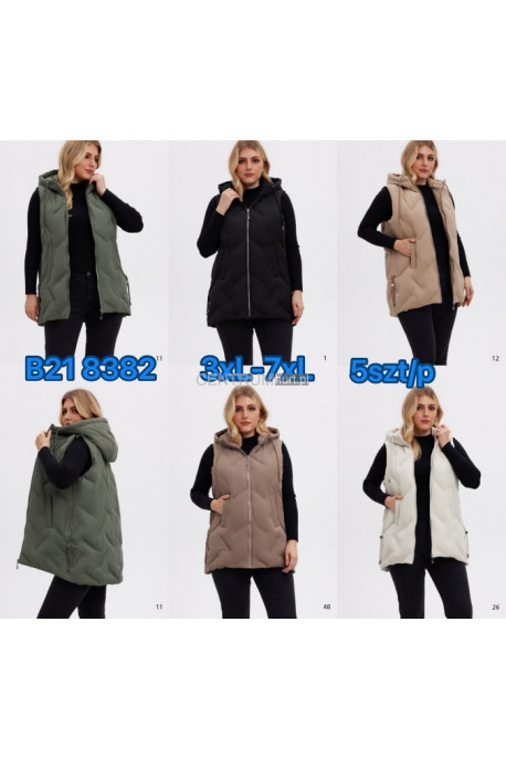 Kurtki kamizelki damskie (3XL-7XL) B2160394