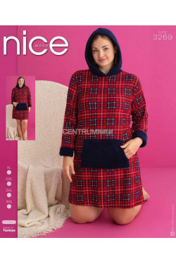 Koszula nocna damska Turecka (XL-4XL) 3268