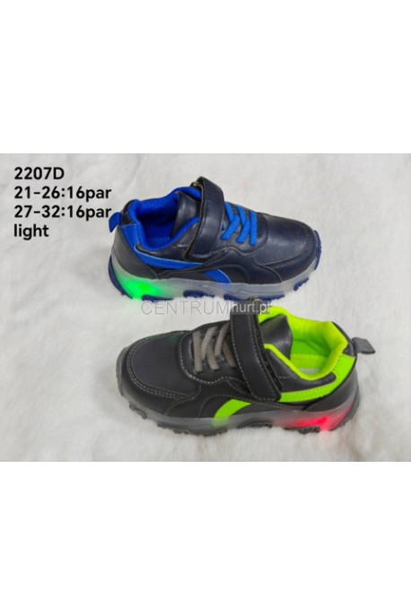 Buty sportowe chłopięce ŚWIECĄCE (21-26) 2207D