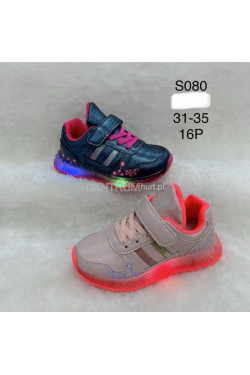 Buty sportowe dziewczęce ŚWIECĄCE (31-35) S080