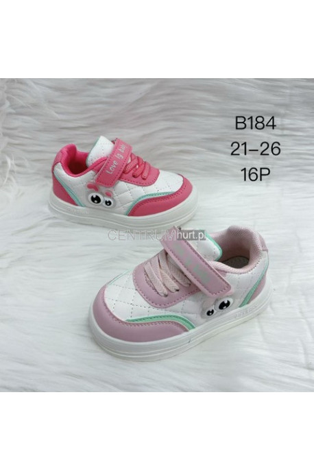 Buty sportowe dziewczęce (21-26) B182