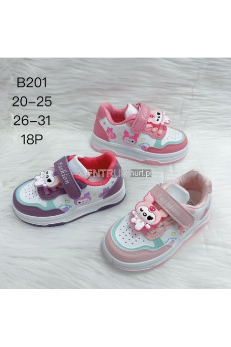 Buty sportowe dziewczęce (21-26) B184